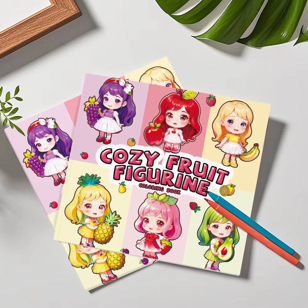 Fruit Girl Coloring Book