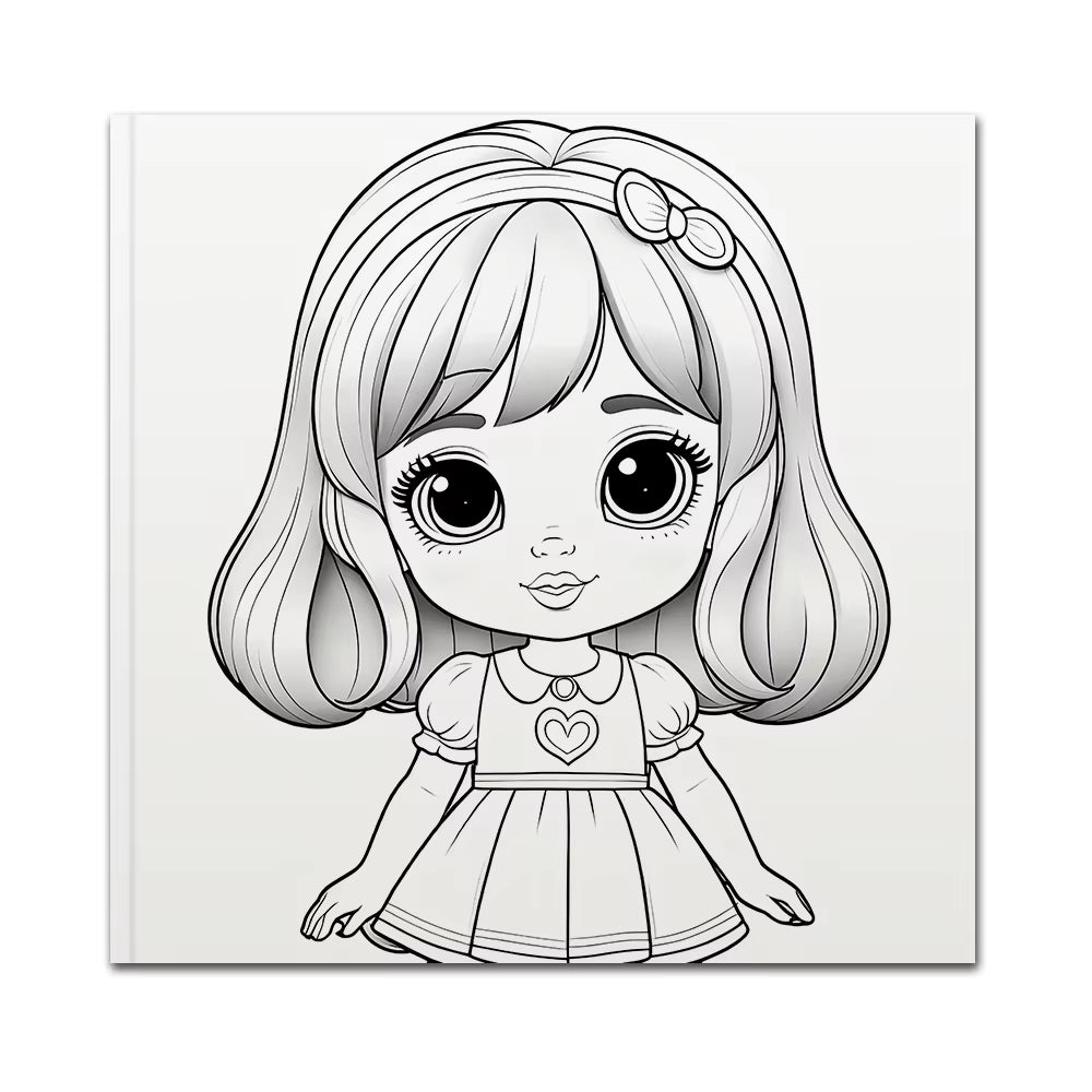 Fruit Girl Coloring Book