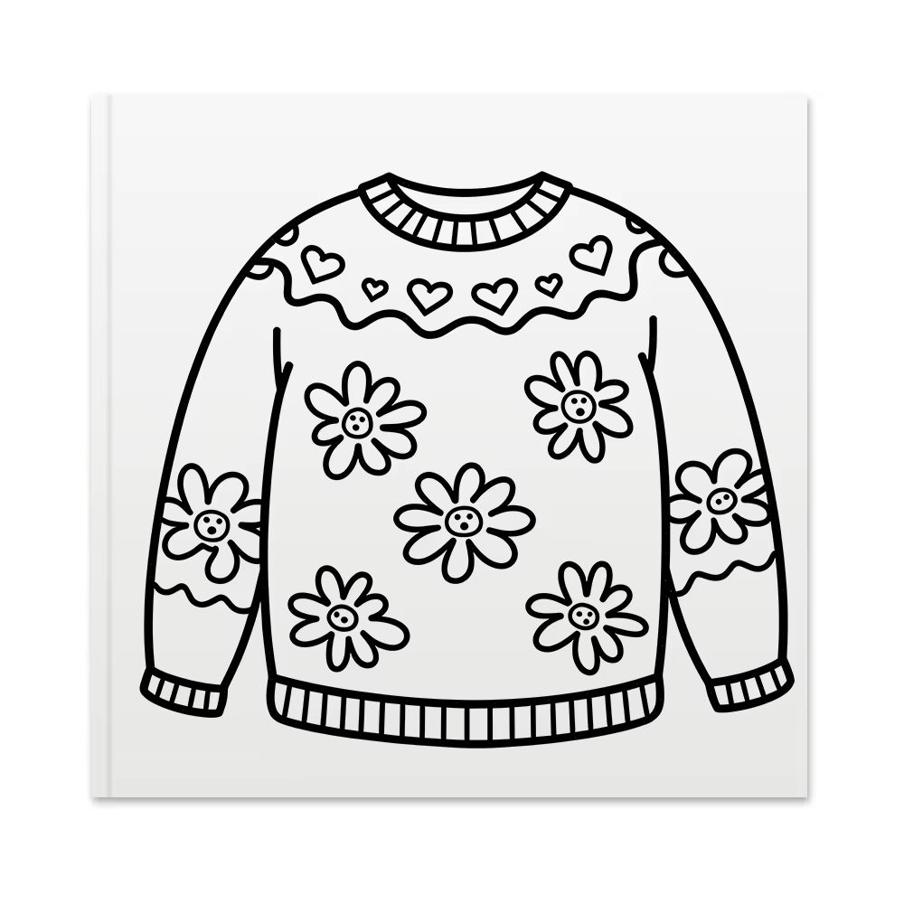 Super Cute 24-Page Bold Simple Coloring Book Colorful Little World Perfect Binding Made from Quality Offset Paper