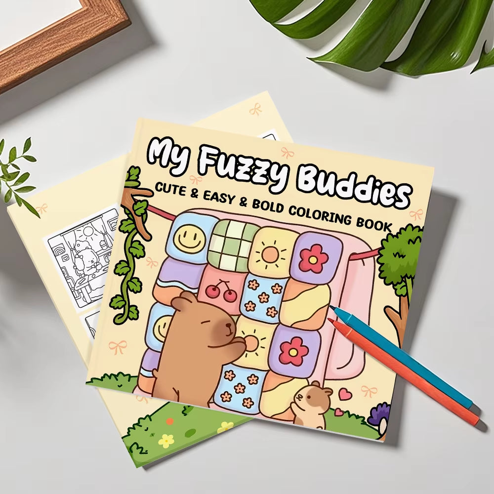 My Fuzzy Buddies Coloring Book