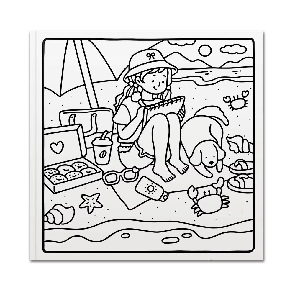 Girls Moment Coloring Book