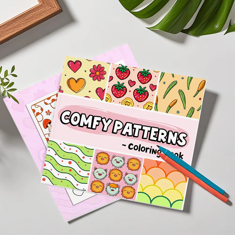 Comfy Patterns Coloring Book