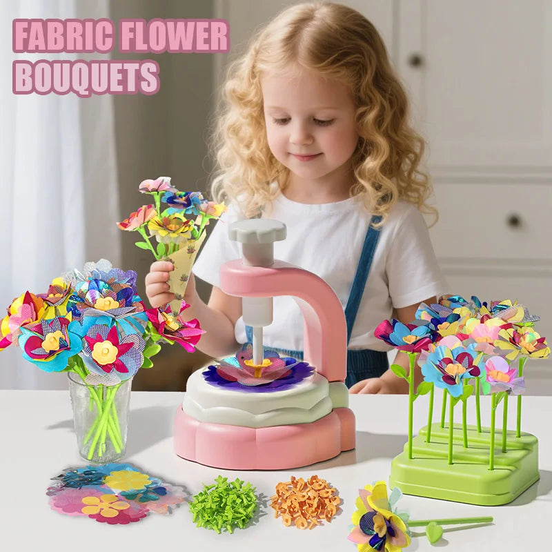 Fabric Flower Bouquets DIY Craft Kit