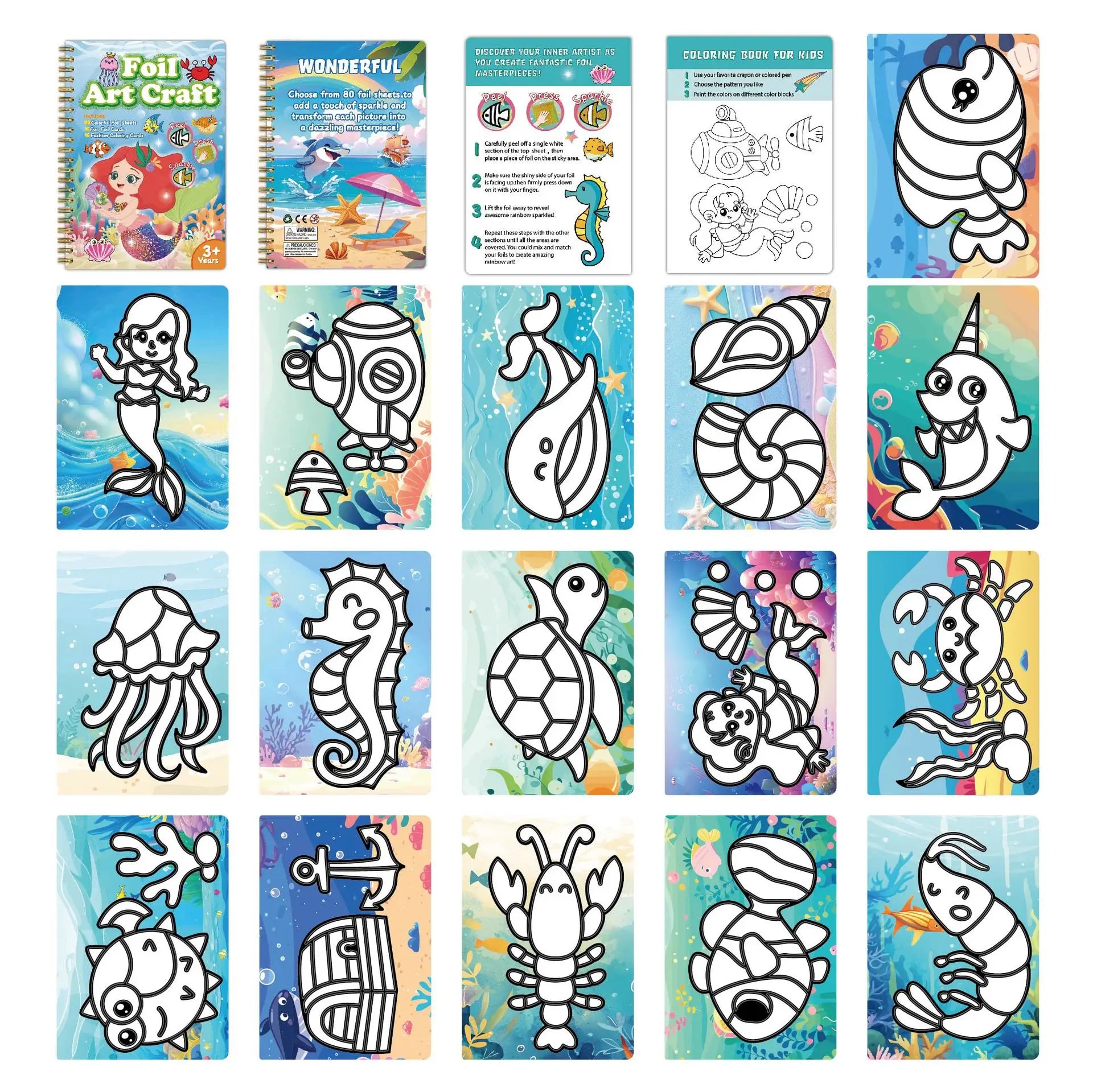 DIY Foil Coloring Book