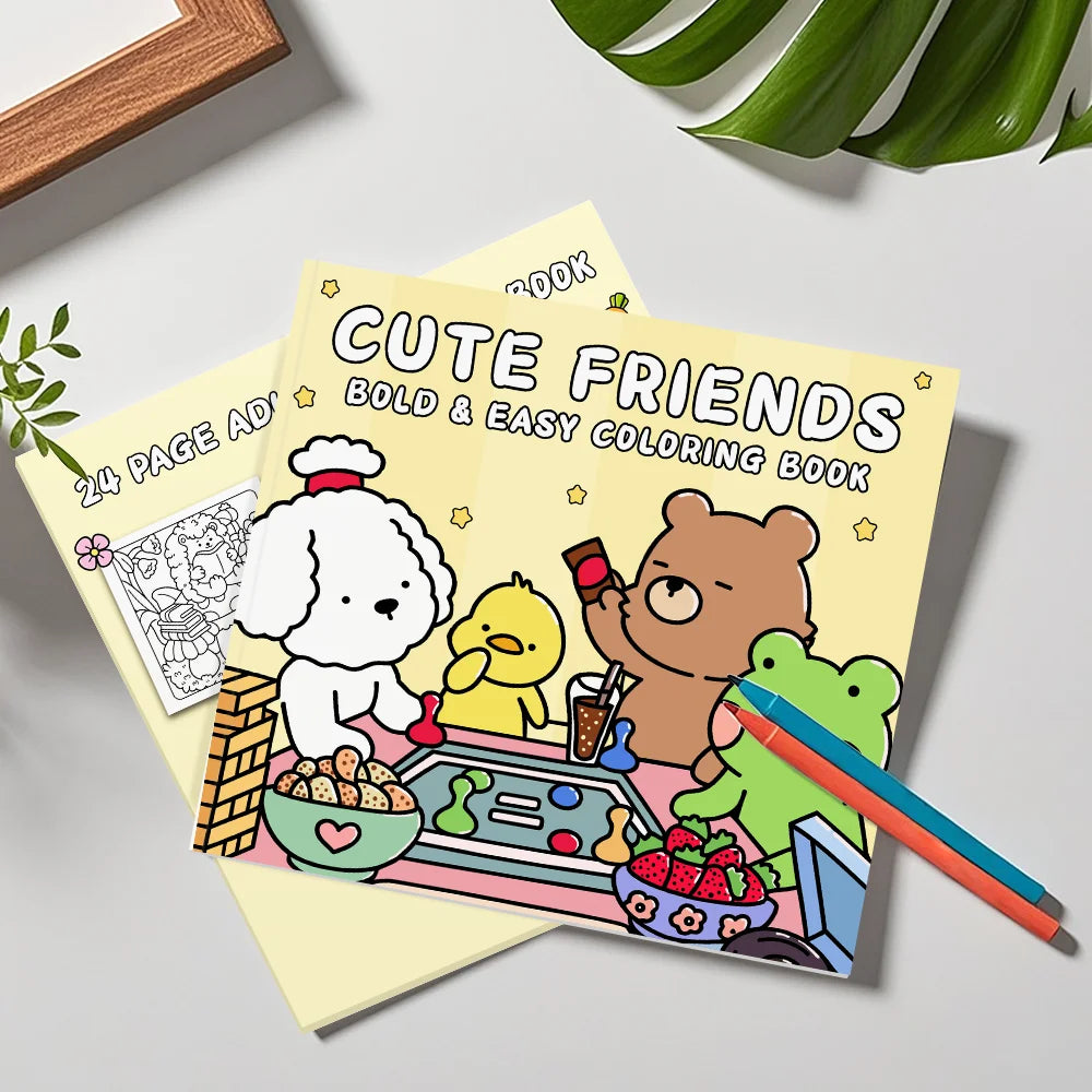 Sweet Friends Coloring Book