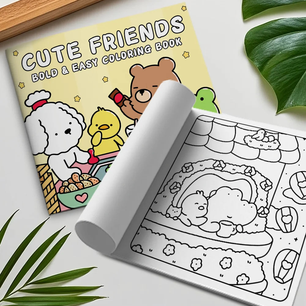 Sweet Friends Coloring Book