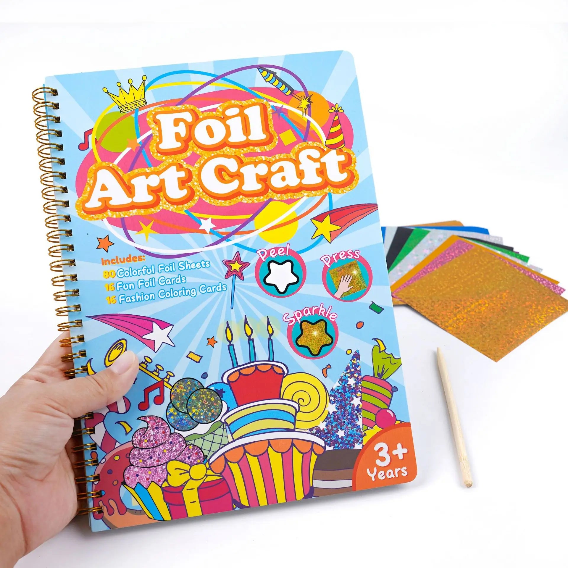 DIY Foil Coloring Book