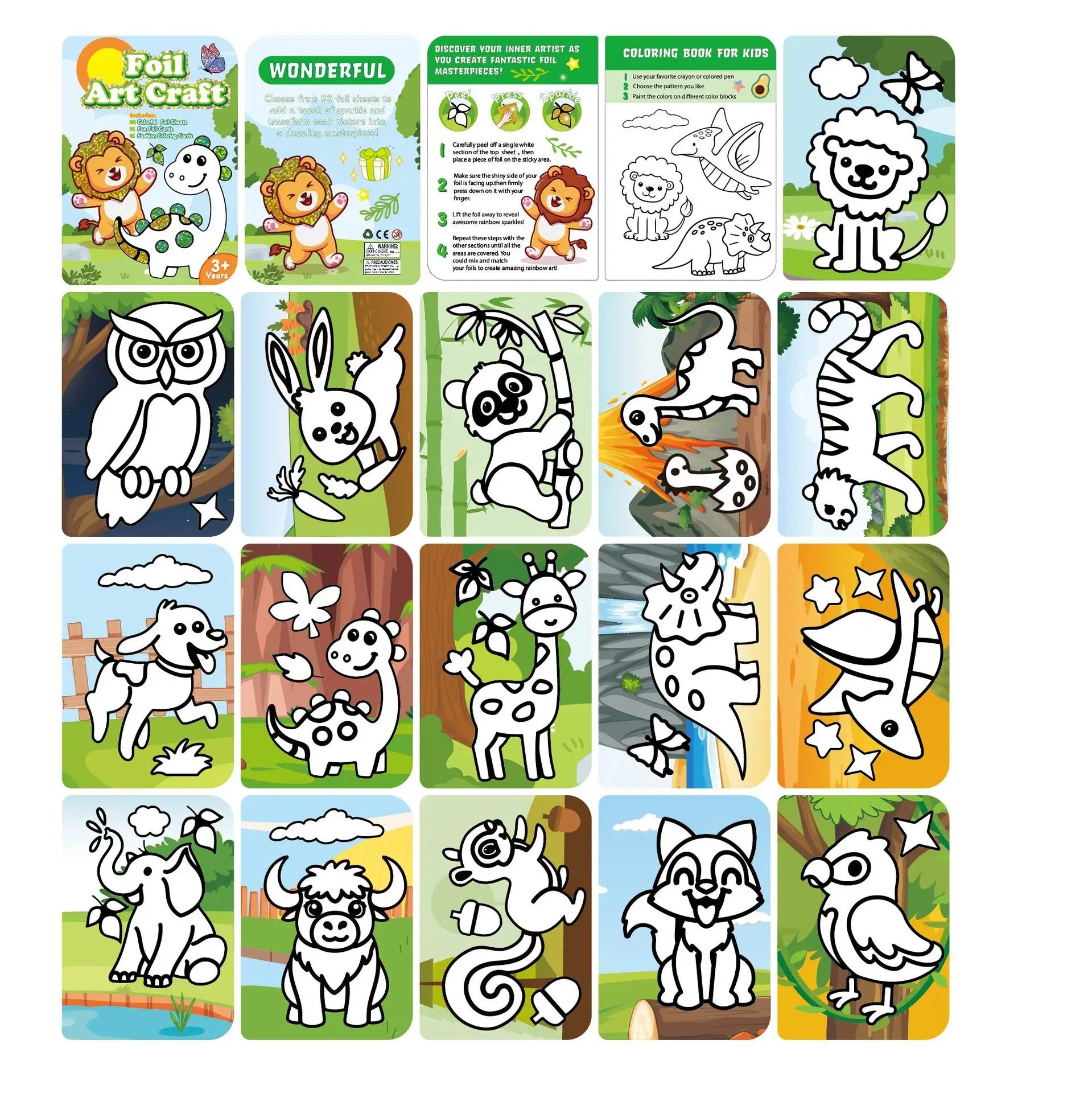 DIY Foil Coloring Book