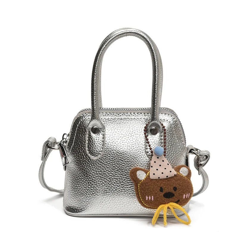 Shoulder Bag With Plush Charm