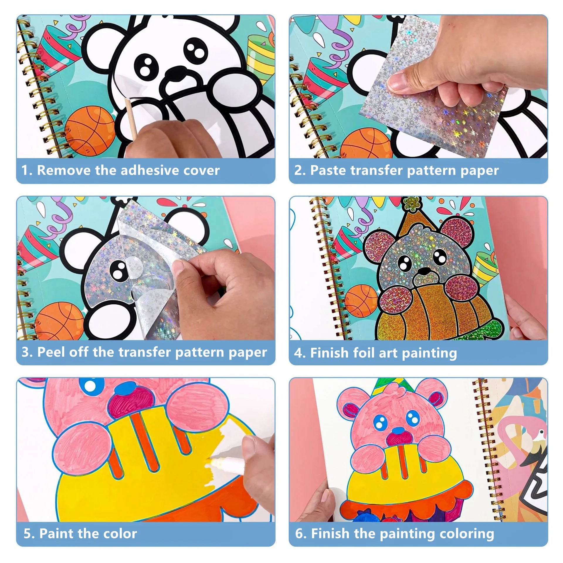 DIY Foil Coloring Book