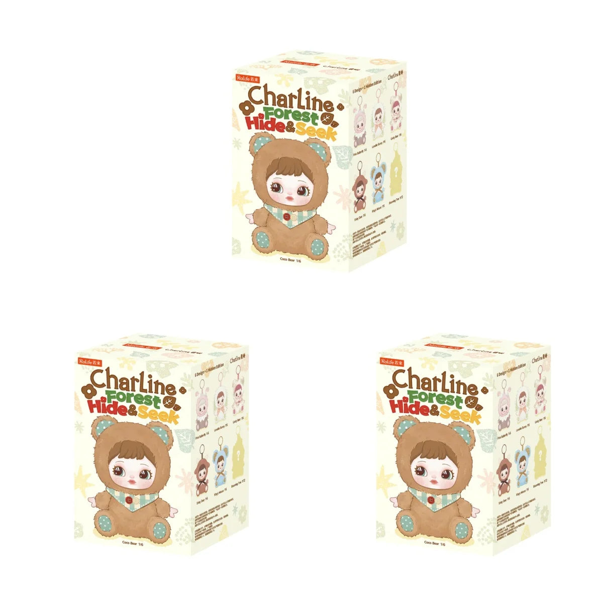 Robotime Charline's Forest Hide Seek Plush Pendant Blind Box