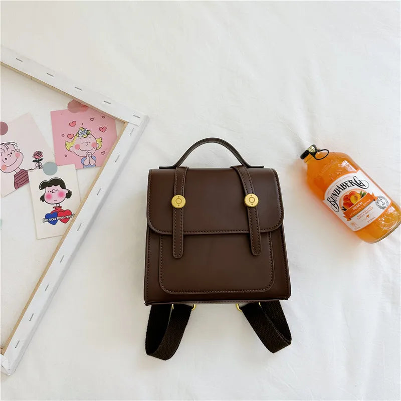 Mini Solid Color Backpack