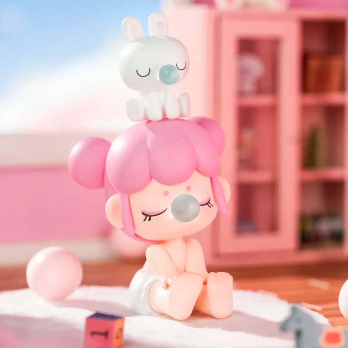 Rolife Babynanci Seatmates Blind Box Surprise Doll Set with Hidden Chance Collectible Tiny Toy Christmas Gift for Girls