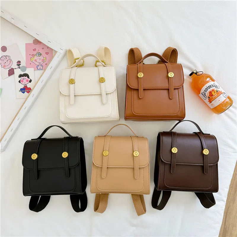 Mini Solid Color Backpack