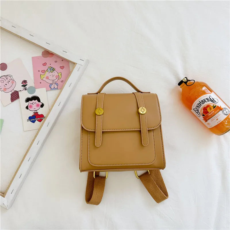 Mini Solid Color Backpack