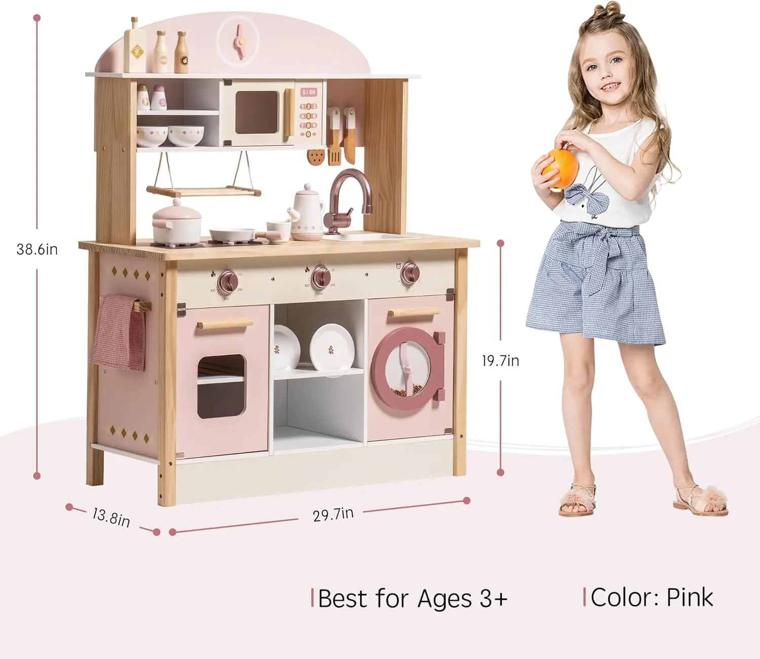 Robotime Wooden Kitchen Playset