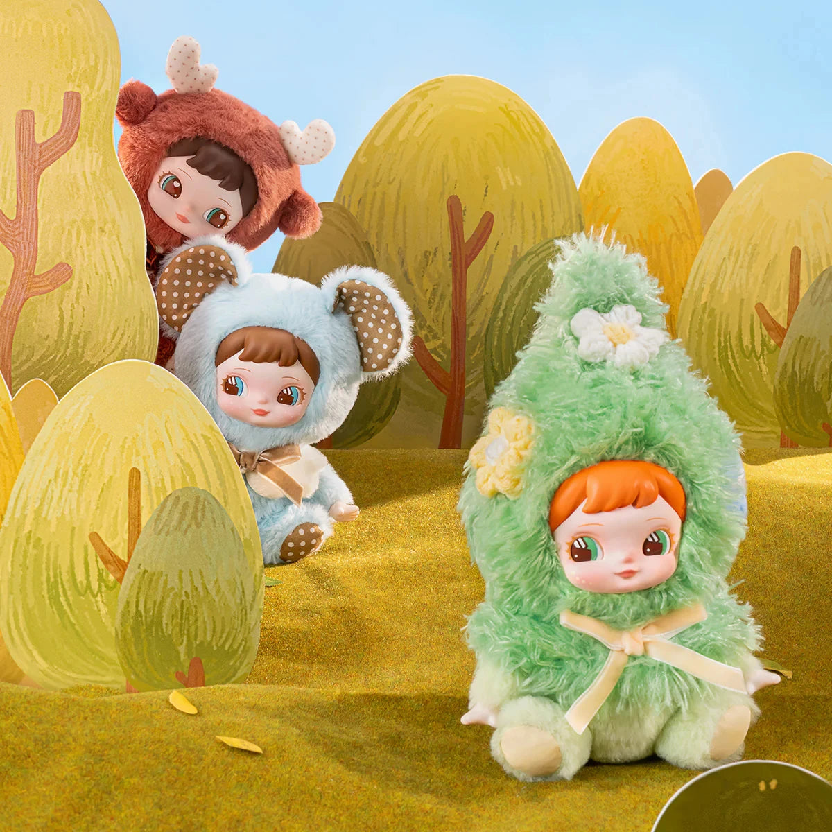 Robotime Charline's Forest Hide Seek Plush Pendant Blind Box