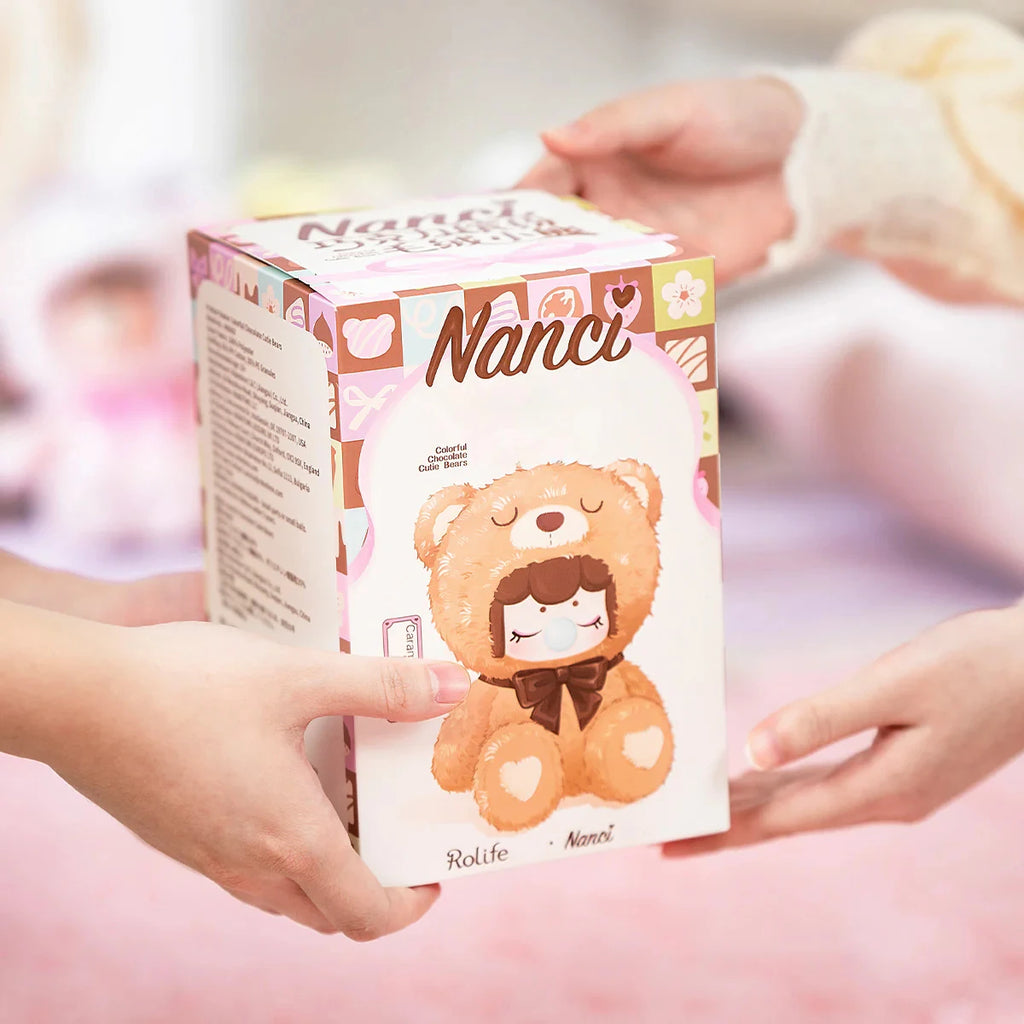 Rolife Nanci Colorful Chocolate Bears Plush Doll Blind Box