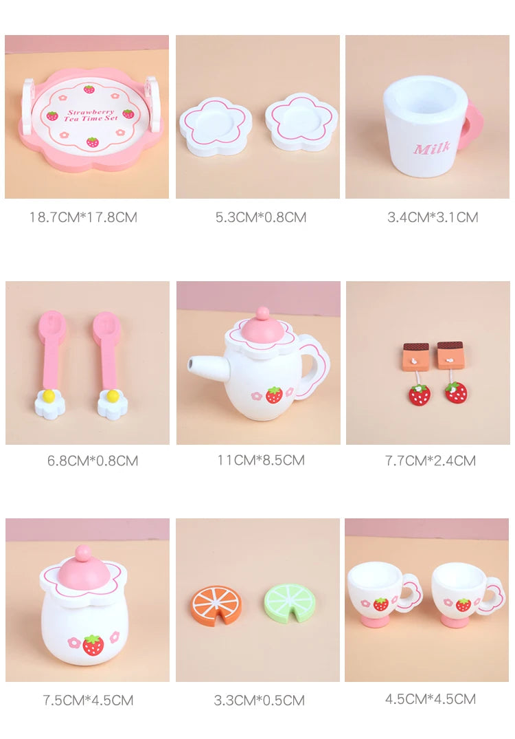 Strawberry Theme Tea Set