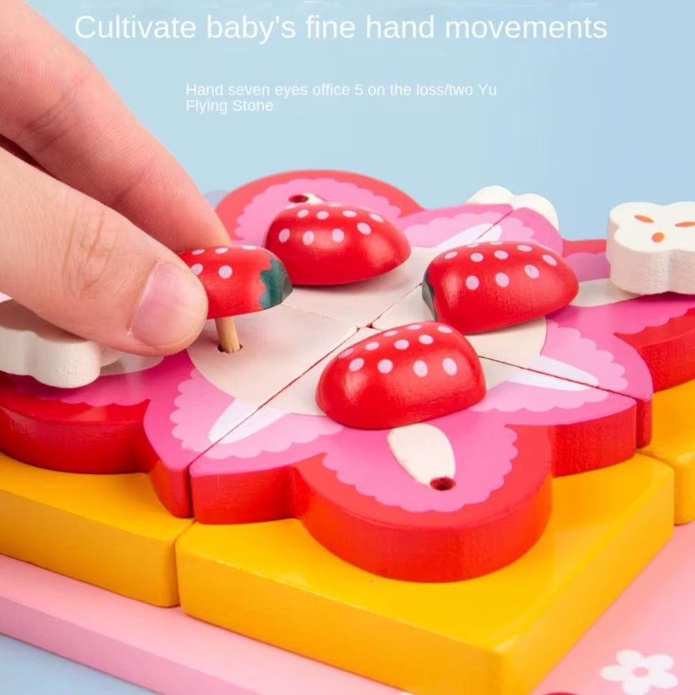Strawberry Wooden Cake Toys