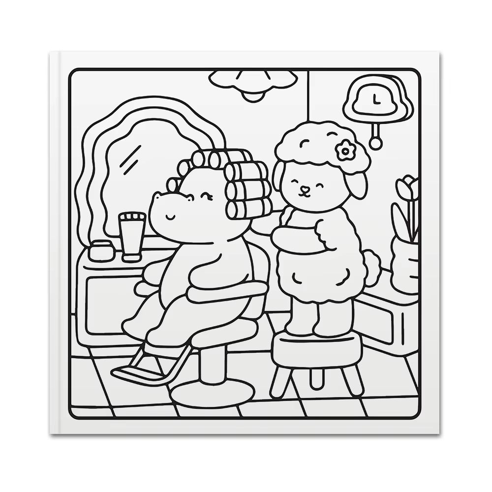 My Fuzzy Buddies Coloring Book