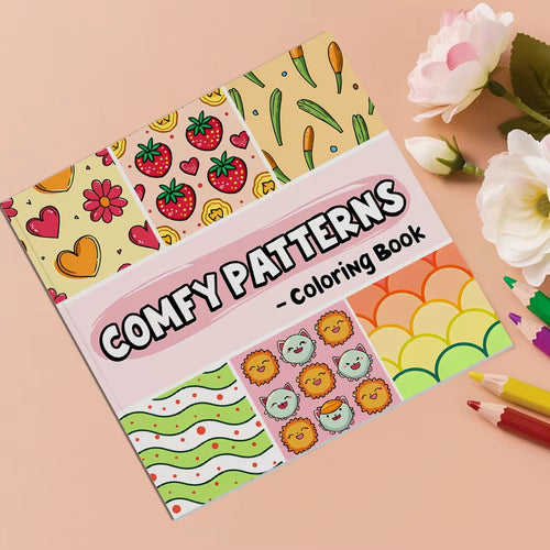 Comfy Patterns Coloring Book