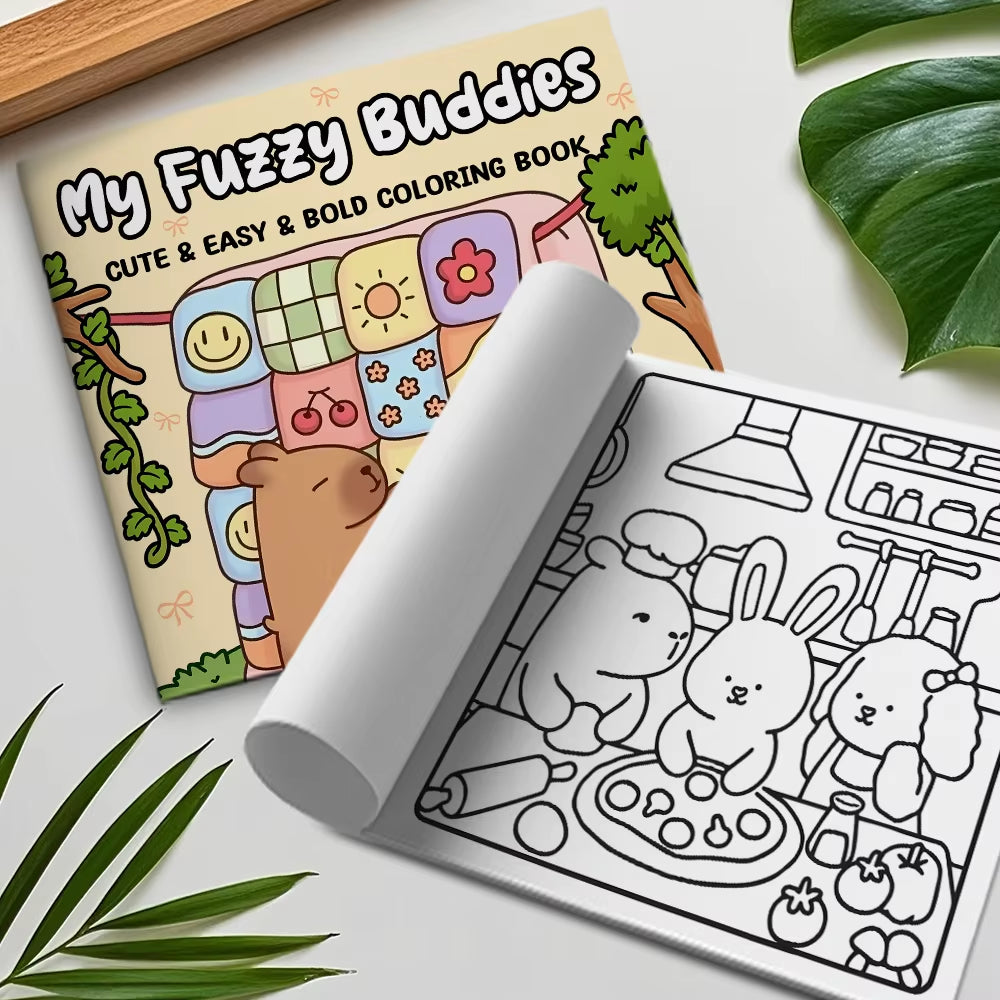 My Fuzzy Buddies Coloring Book