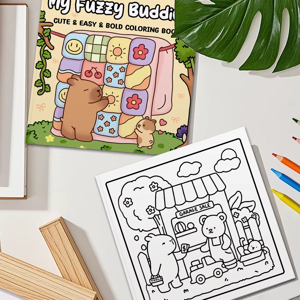 My Fuzzy Buddies Coloring Book