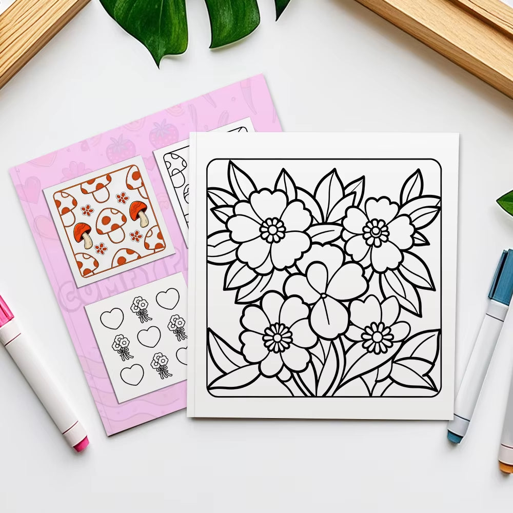 Comfy Patterns Coloring Book